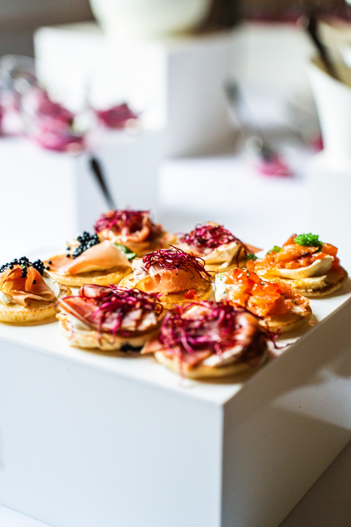 Canapé blinis
