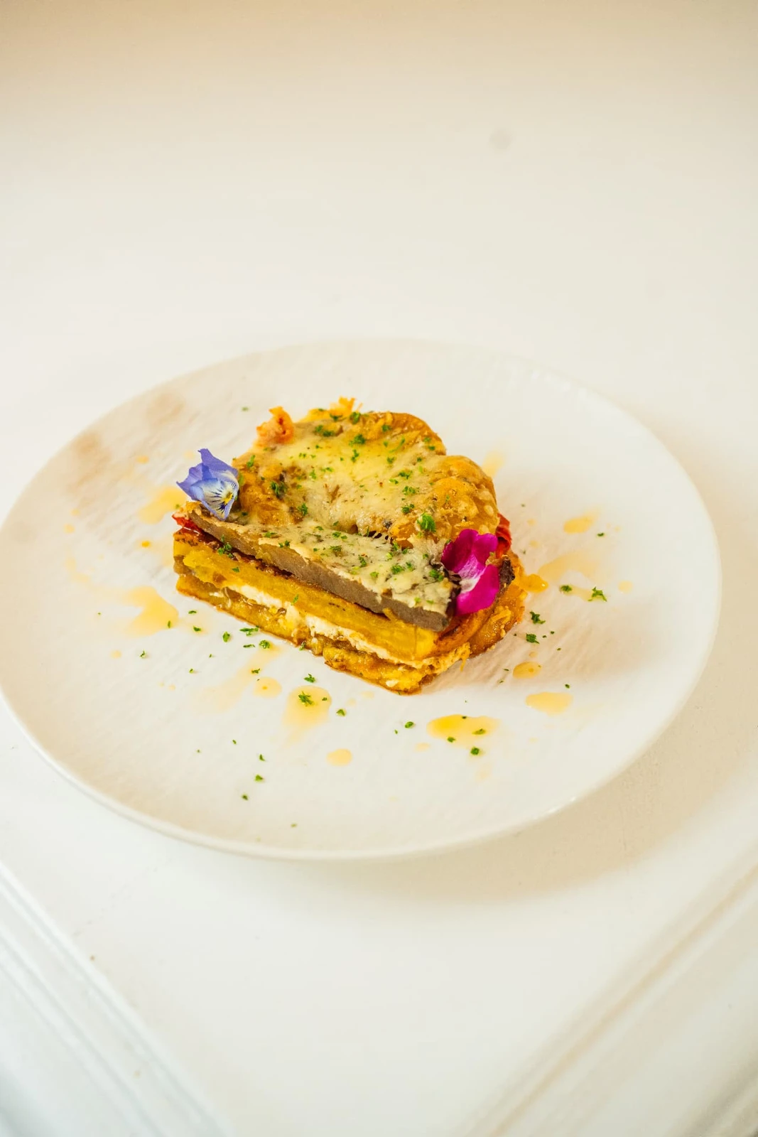 Plantagna, gratin de plantain en mini-portion