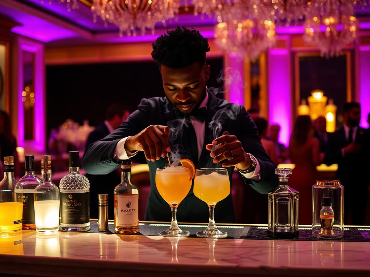 Bar cocktails mariage sur mesure